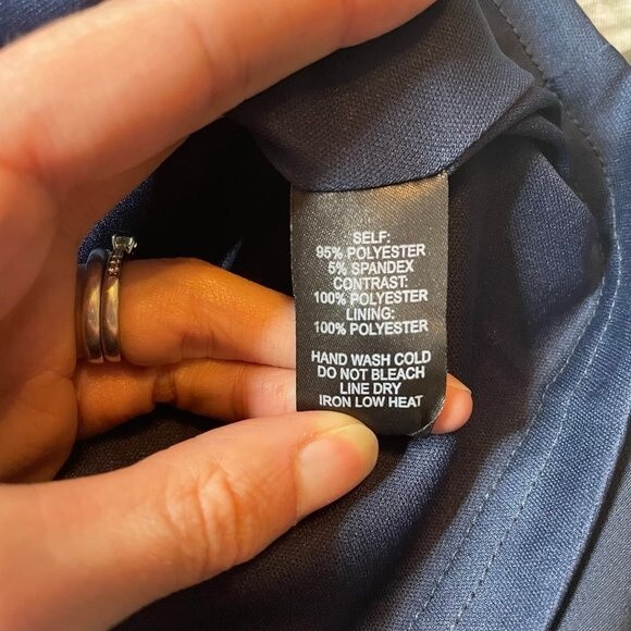 Lulus High Neck Open Back Dress Lace Details S SM Small Dark Navy Blue Mini Sexy - Picture 9 of 12